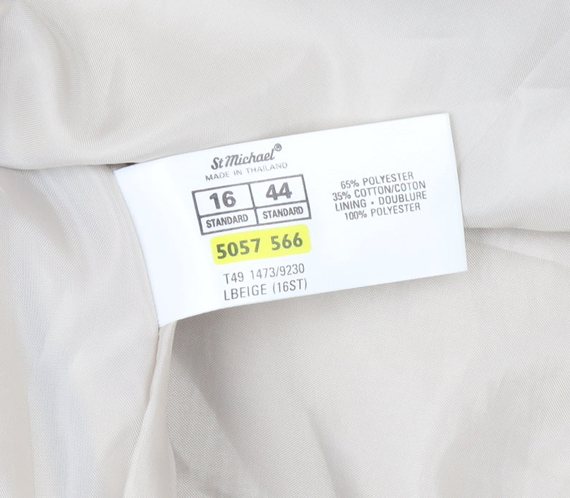 Womens UK Size 16 St Michael Beige