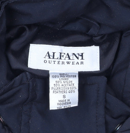 Alfani Women's Black Puffer Jacket with Hood, Size S