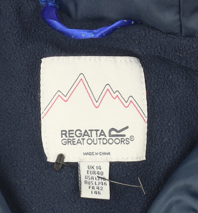 Regatta Great Outdoors Blue Women’s Parka Jacket Size 14