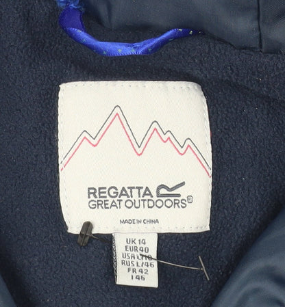 Regatta Great Outdoors Blue Women’s Parka Jacket Size 14
