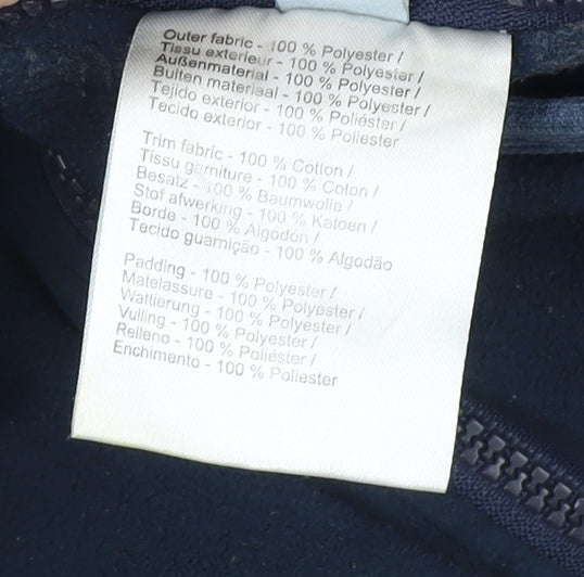 Mens UK Size XL Regatta Blue Quilted Coat