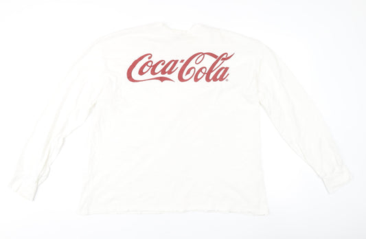 Unisex Adults UK Size M Zara White  T-Shirt