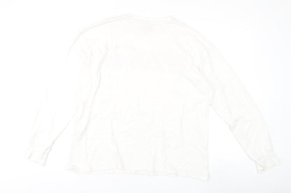 Unisex Adults UK Size M Zara White  T-Shirt