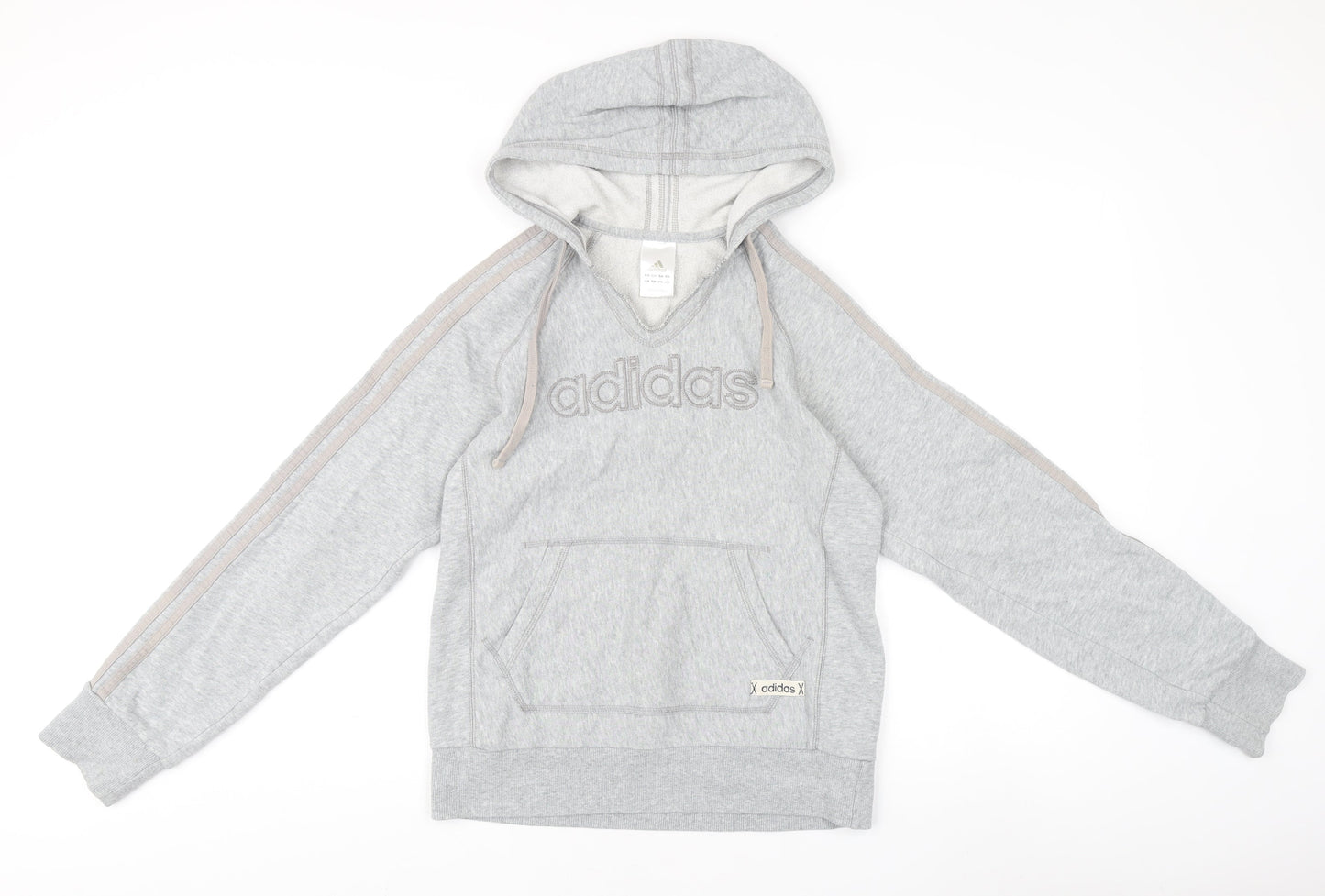 Womens UK Size 12 adidas Grey Pullover Jumper