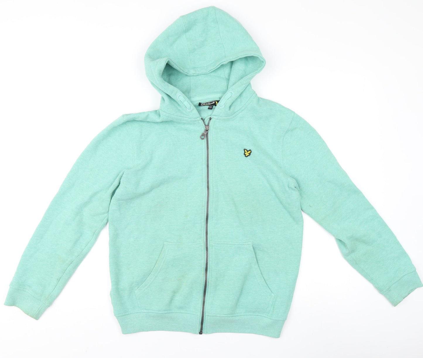 Lyle & Scott Boys Green Hooded Jacket 14 Years