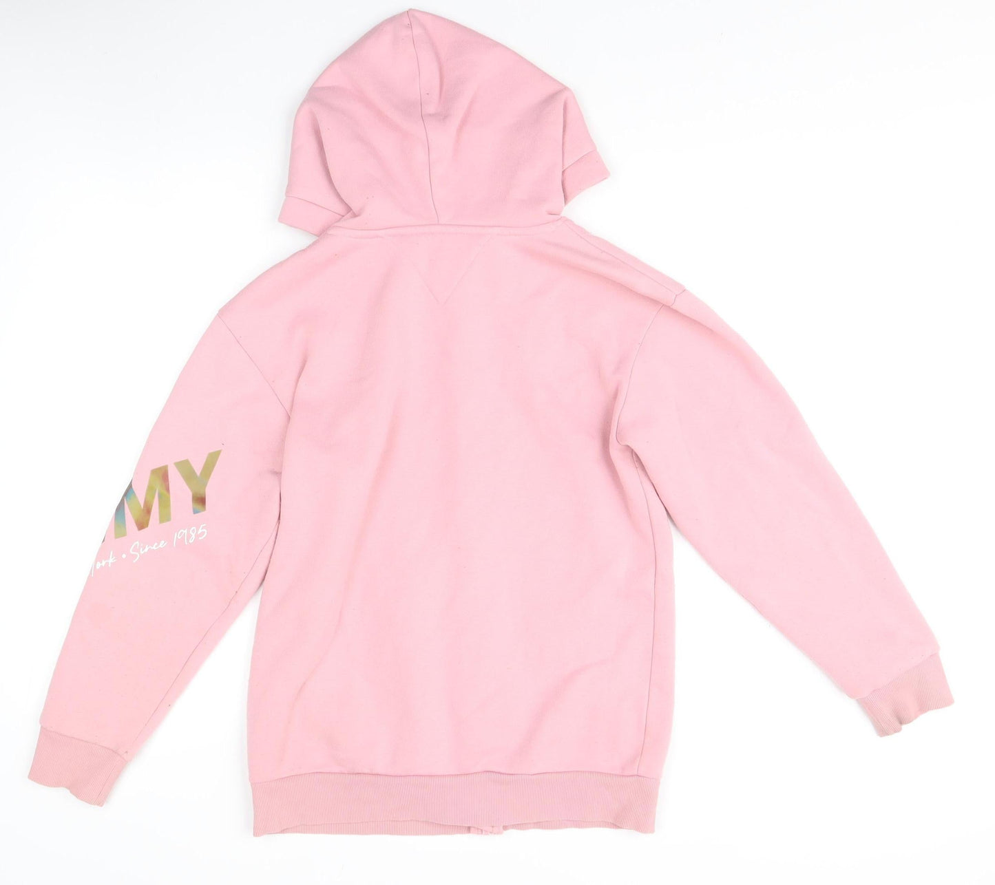 Tommy Hilfiger Girls Pink Hoodie Jacket Size 164