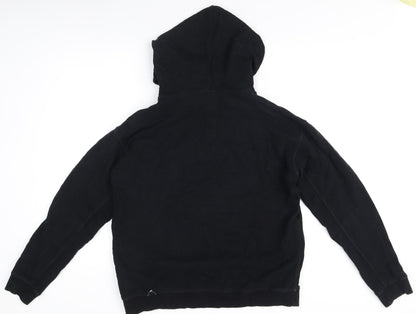 Ivy Park Women's Black Hooded Pullover Jumper
