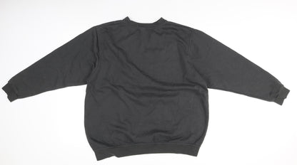 Womens UK Size L Missguided Black Pullover Jumper