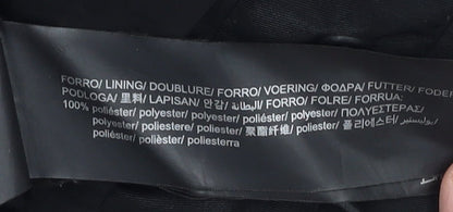 Pull & Bear Women's Black Long Puffer Jacket 2XS