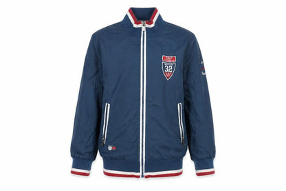 Front view of Scott & Fox boys’ blue track jacket, size 10, years
