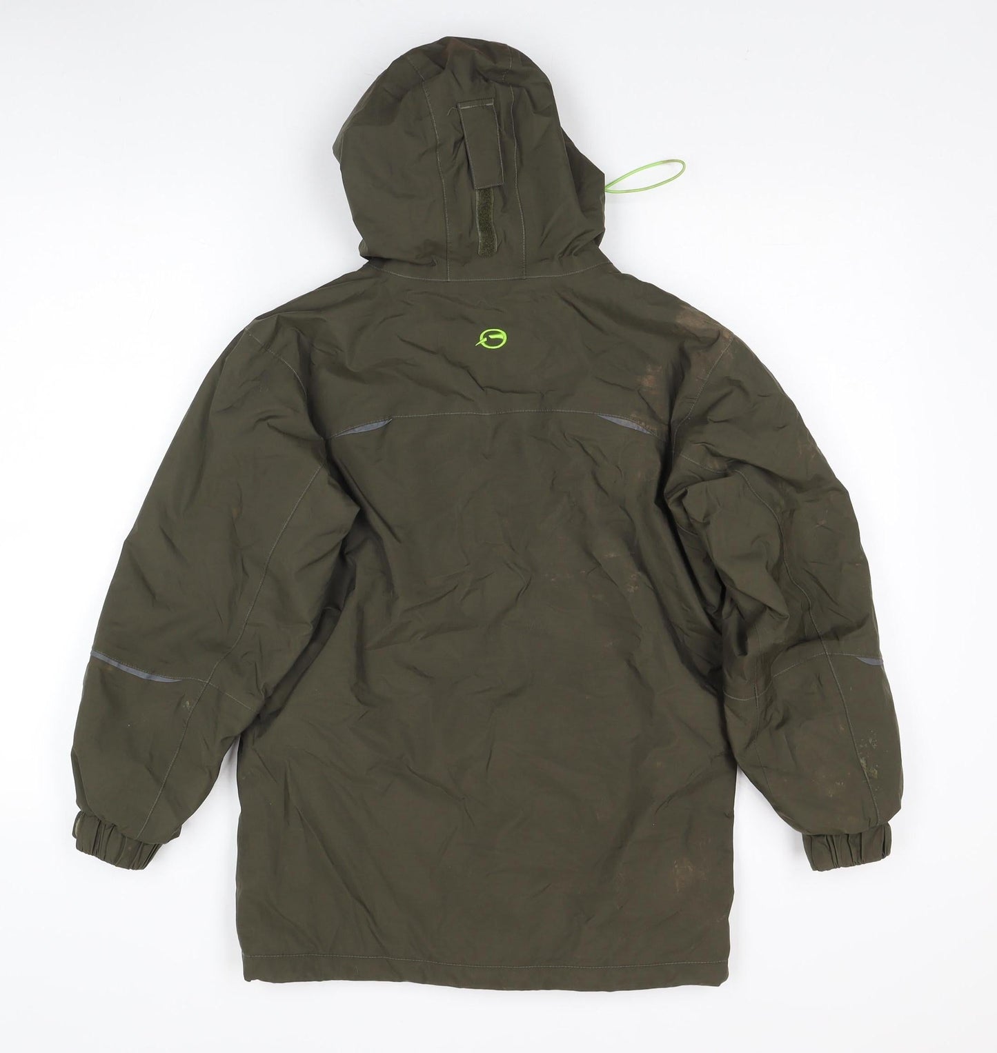 Sprayway Boys Green Parka Coat 11 Years Waterproof Hooded