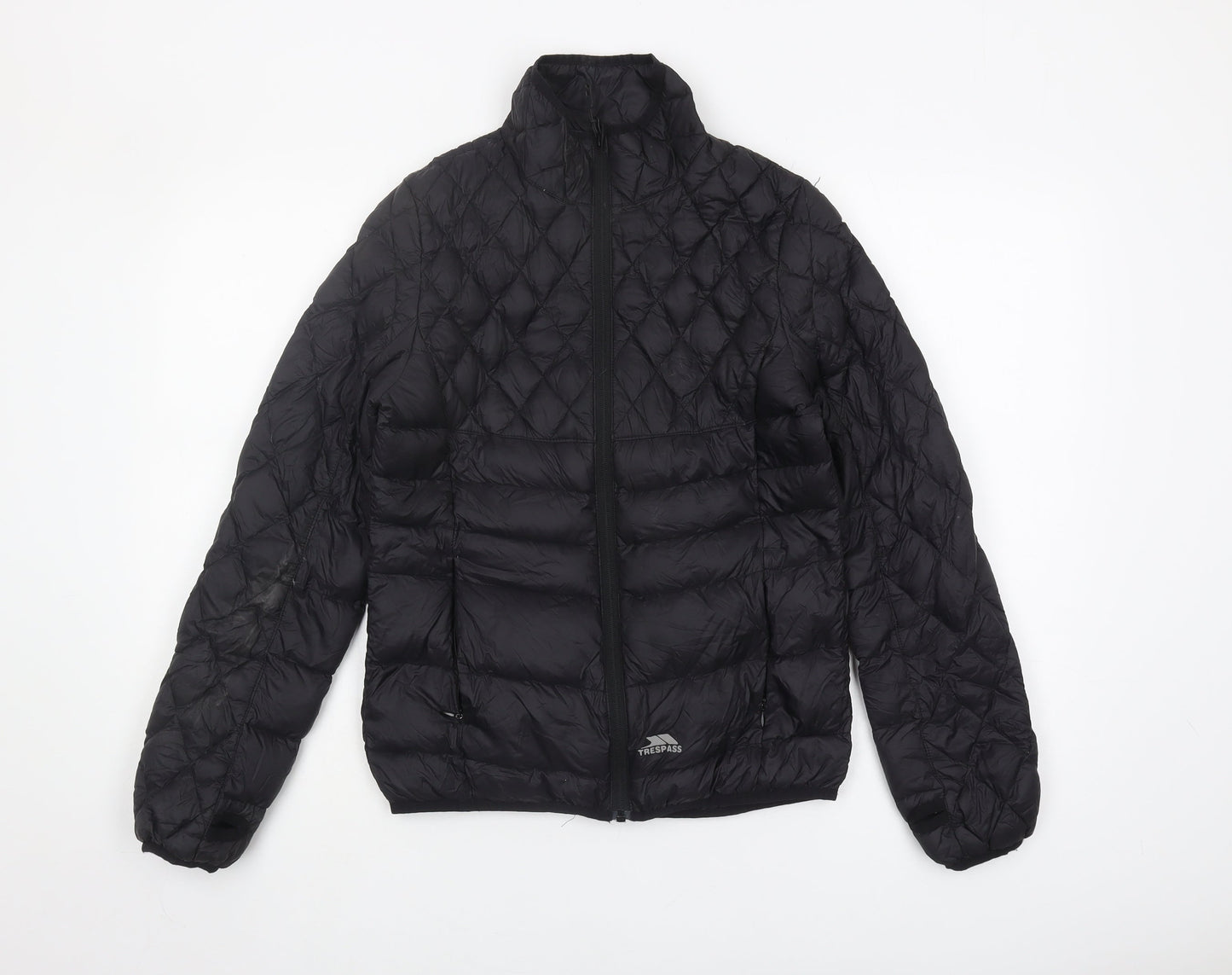 Womens UK Size S Trespass Black Puffer Jacket