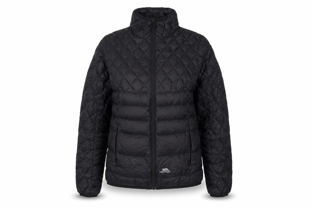 Womens UK Size S Trespass Black Puffer Jacket