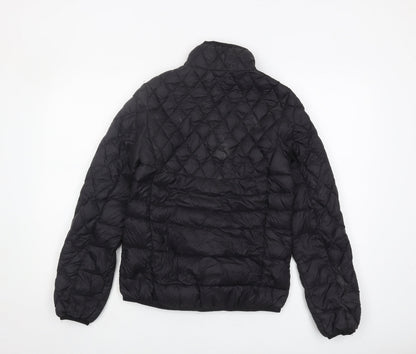 Womens UK Size S Trespass Black Puffer Jacket