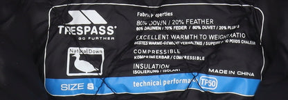 Womens UK Size S Trespass Black Puffer Jacket