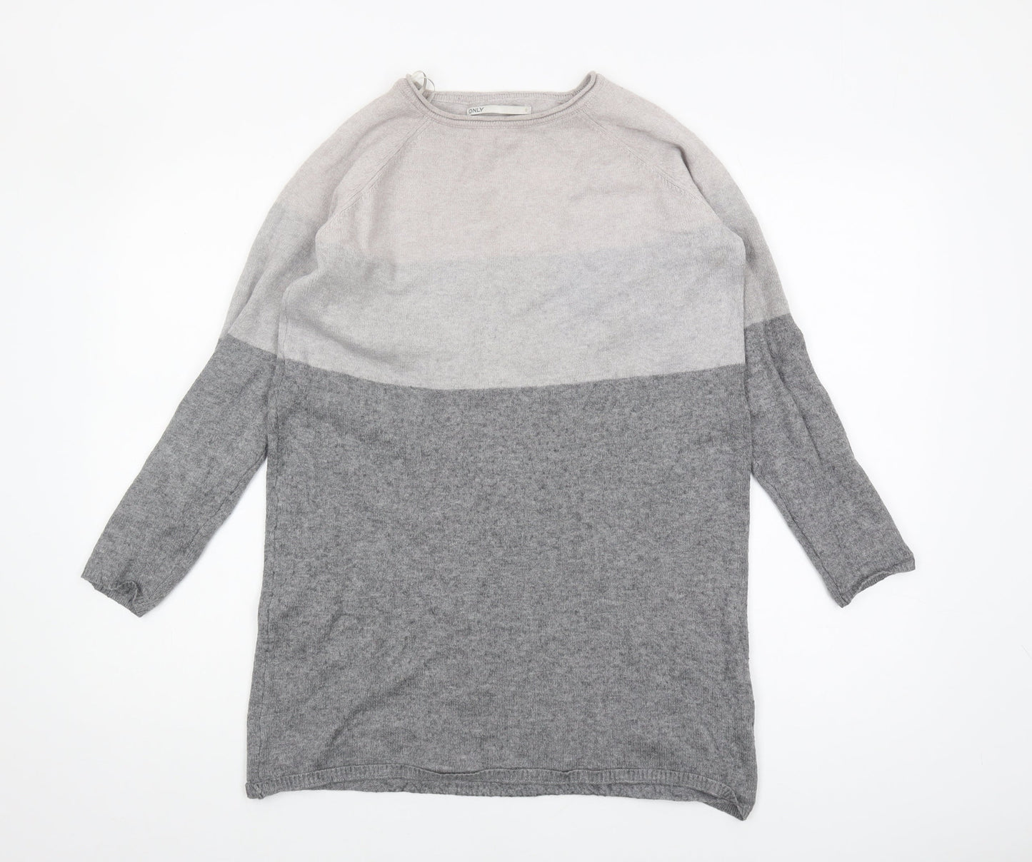 Womens UK Size S Only Grey Pullover Jumper