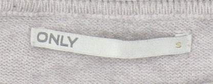 Womens UK Size S Only Grey Pullover Jumper