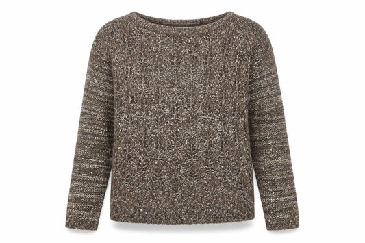 Womens UK Size 10 Rocha John Rocha Brown Pullover Jumper