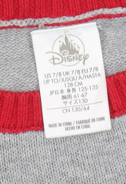 Disney Boys Multicoloured Christmas Jumper Size 7-8 Years