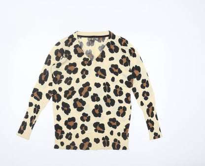 Womens UK Size XS BiBA Multicoloured Pullover Jumper
