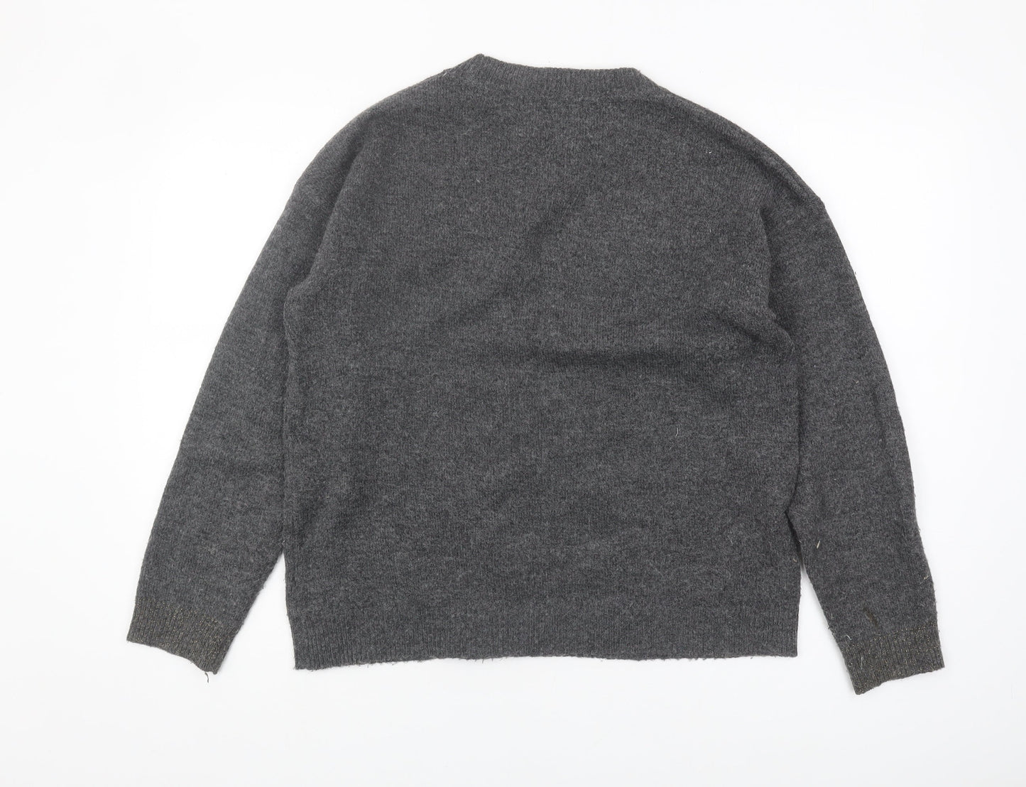 Womens UK Size M NEXT Grey Pullover Jumper