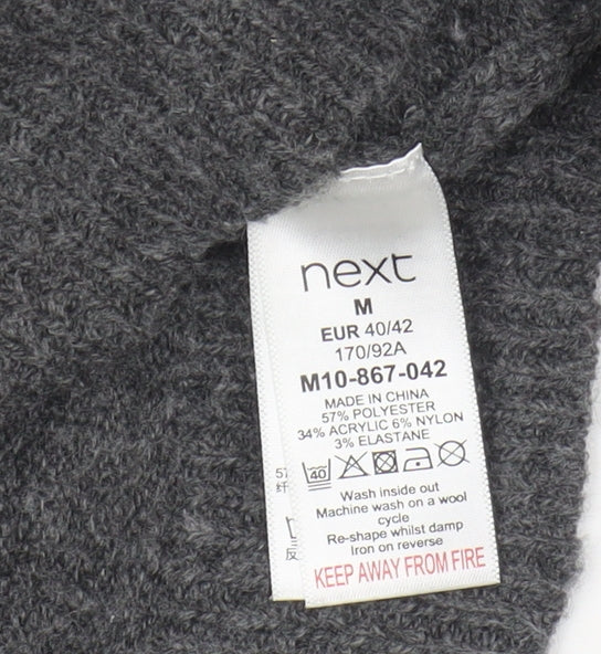 Womens UK Size M NEXT Grey Pullover Jumper