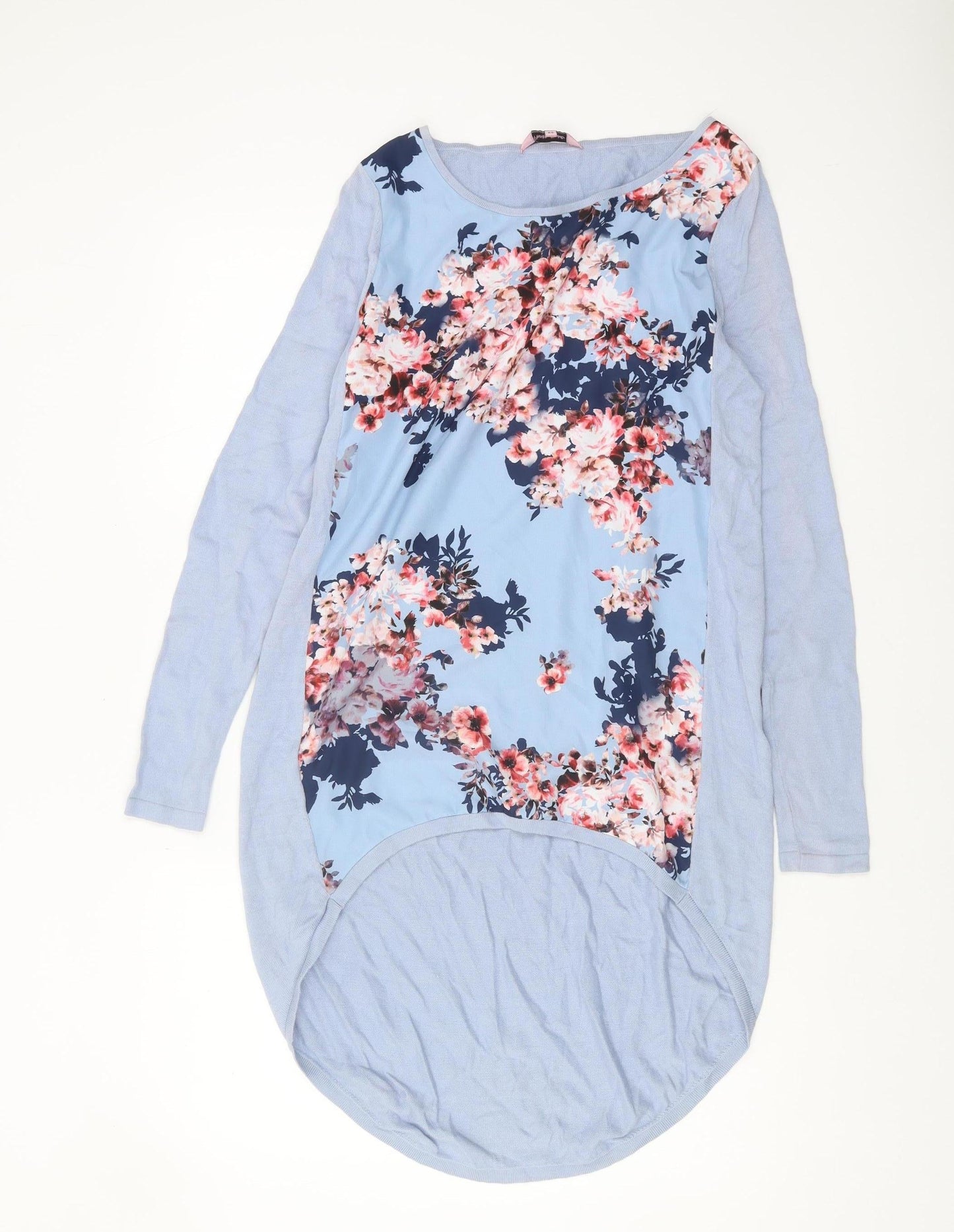 Womens UK Size XS Phase Eight Blue Tunic Jumper