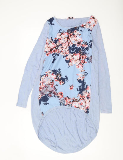 Womens UK Size XS Phase Eight Blue Tunic Jumper