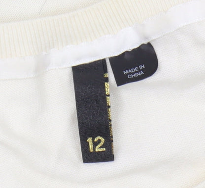 Womens UK Size 12 H&M Ivory  Jumper