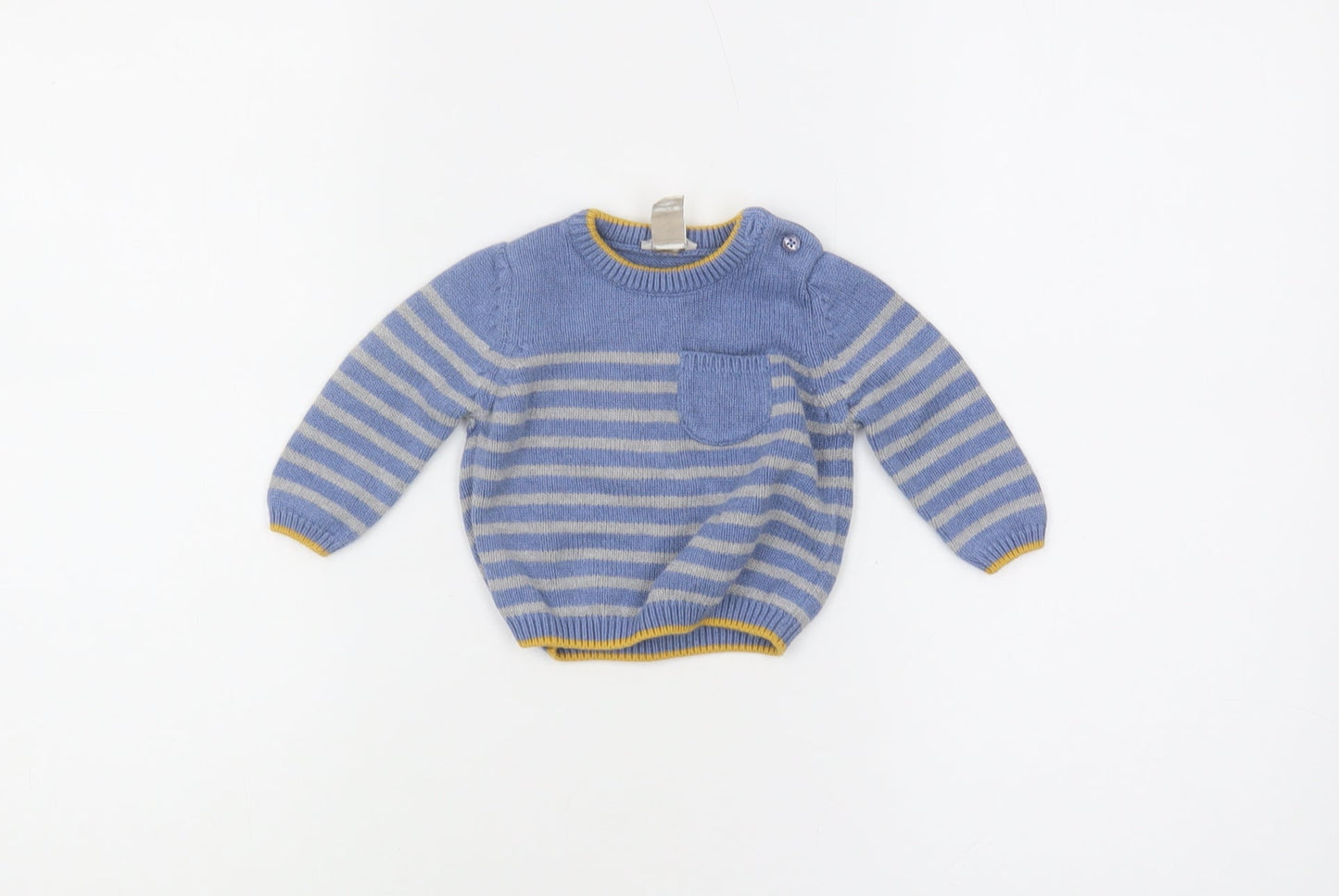 Monsoon Blue Unisex Baby Jumper, 0-3 Months