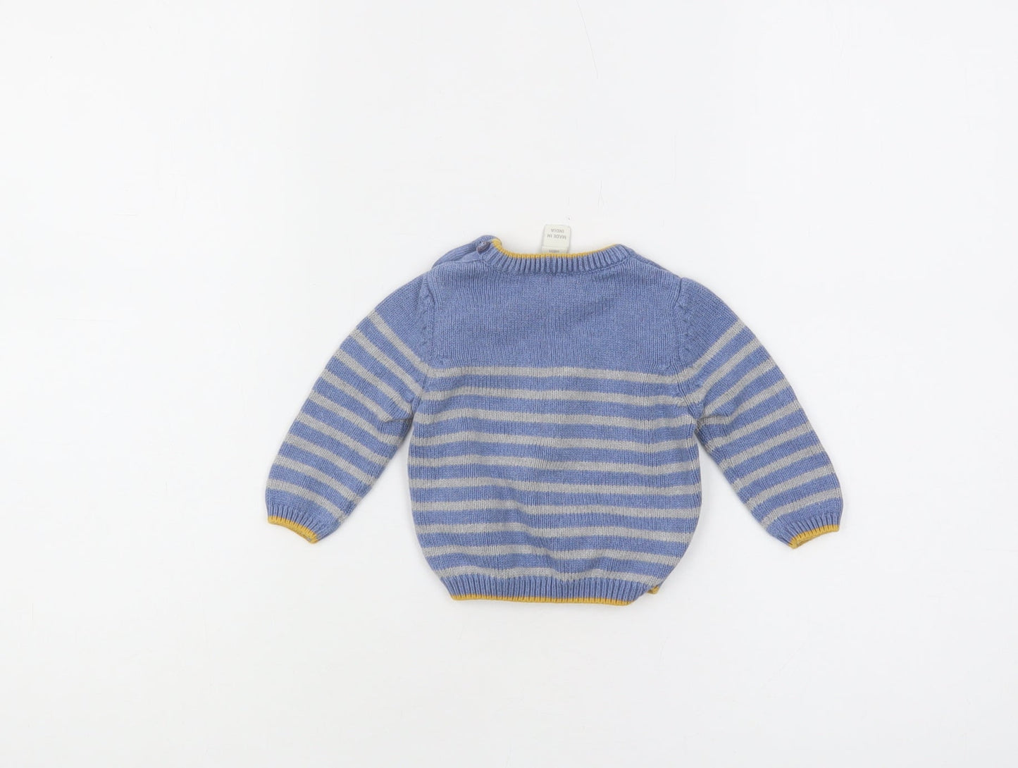 Monsoon Blue Unisex Baby Jumper, 0-3 Months