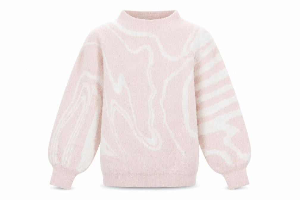 Front view of Angel & Rocket Teens Pink jumper Size 12Y