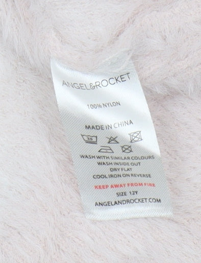Angel & Rocket Teens Pink Pullover Jumper Size 12Y
