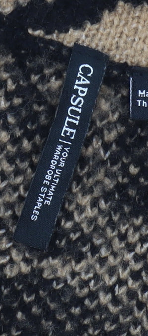 Womens UK Size 16/18 Capsule Brown Cardigan Jumper