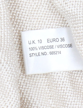 Womens UK Size 10 Minuet Beige  Jumper