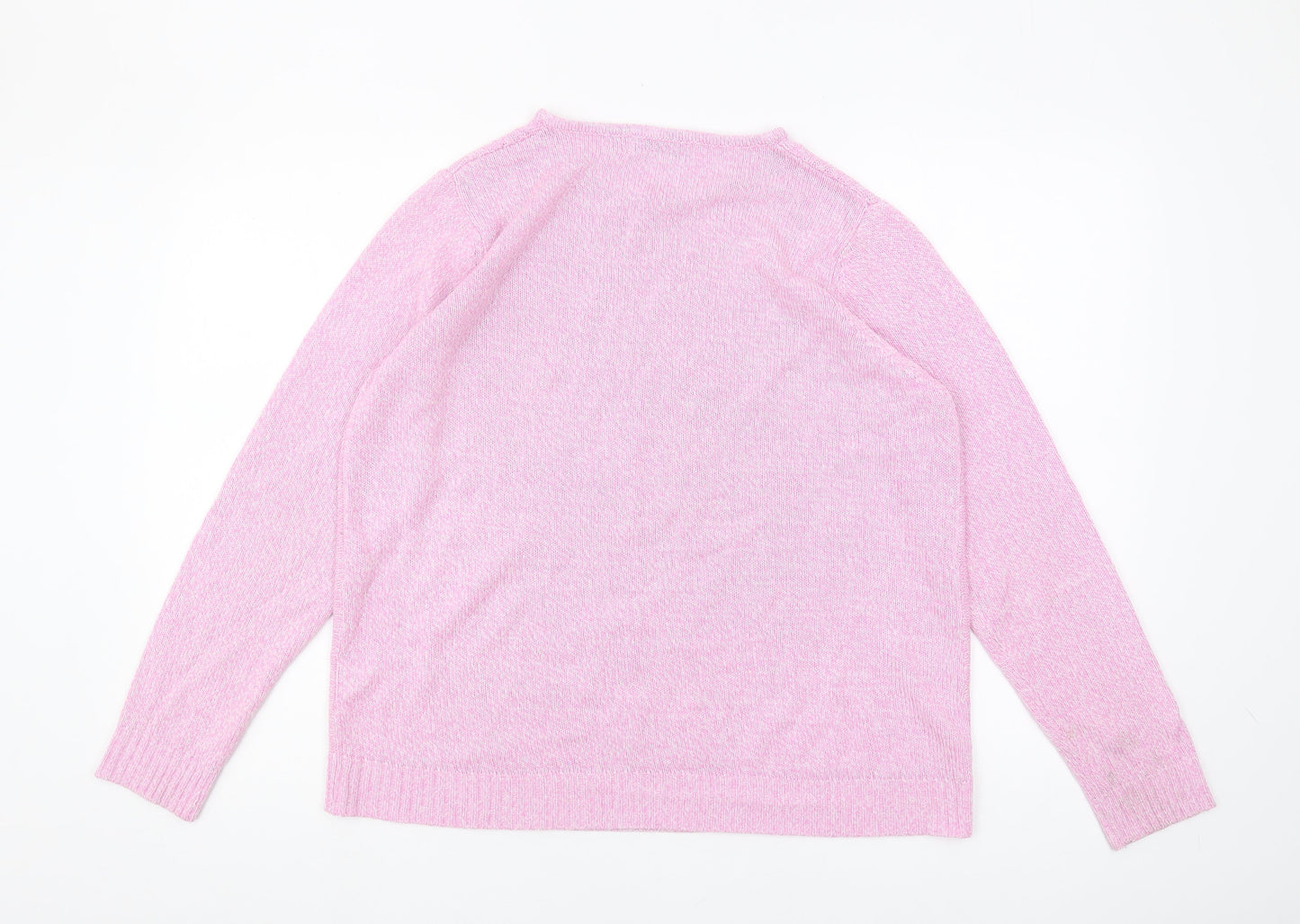 Womens UK Size L Honor Millburn Pink Pullover Jumper
