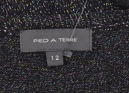 Pied a Terre Women's Black Pullover Jumper Size 12