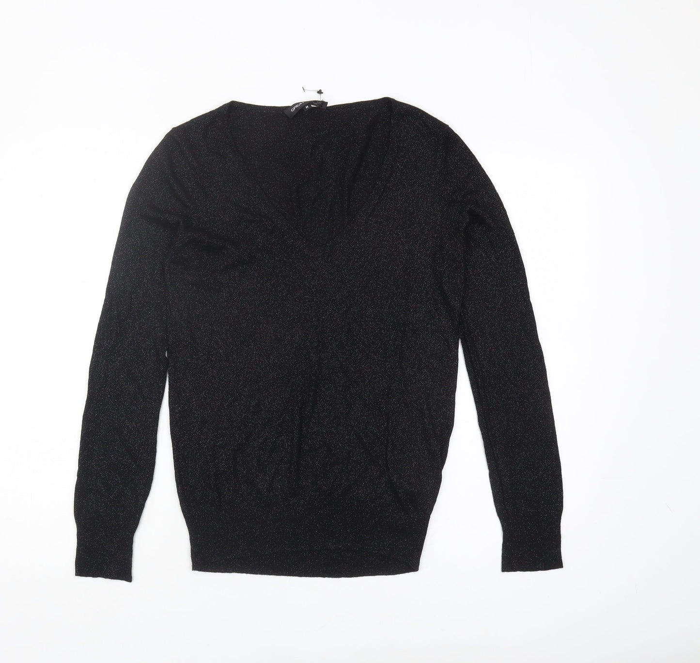Womens UK Size M Great Plains Black Pullover Jumper