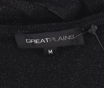 Womens UK Size M Great Plains Black Pullover Jumper