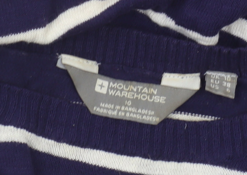 Womens UK Size 10 Mountain Warehouse Blue Pullover Jumper