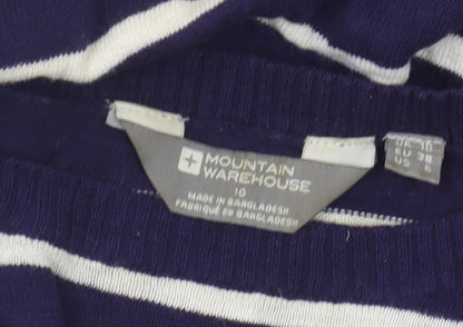 Womens UK Size 10 Mountain Warehouse Blue Pullover Jumper