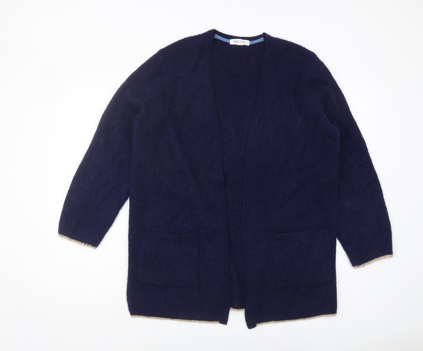 Womens UK Size 12 White Stuff Blue Cardigan Jumper