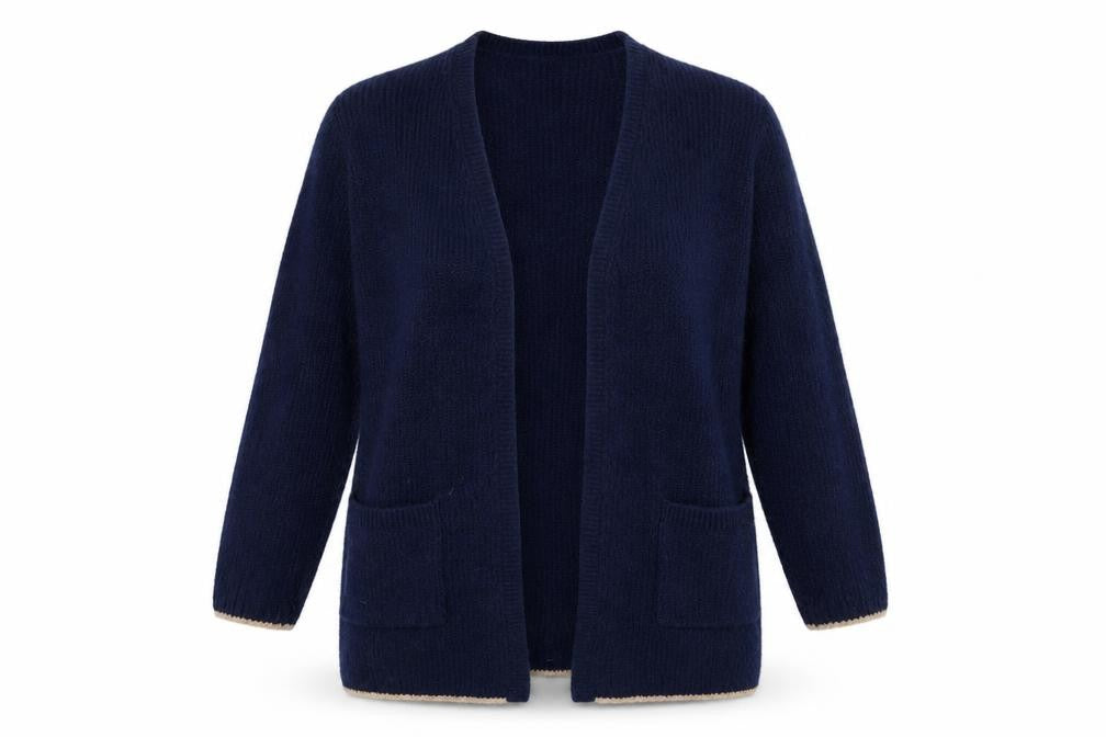 Womens UK Size 12 White Stuff Blue Cardigan Jumper