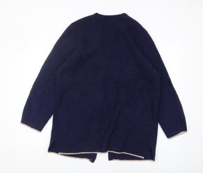 Womens UK Size 12 White Stuff Blue Cardigan Jumper