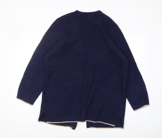 Womens UK Size 12 White Stuff Blue Cardigan Jumper