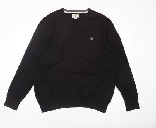 Timberland Men's XL Black Cotton Pullover Jumper