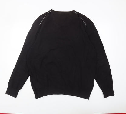 Timberland Men's XL Black Cotton Pullover Jumper