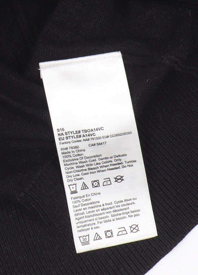 Timberland Men's XL Black Cotton Pullover Jumper