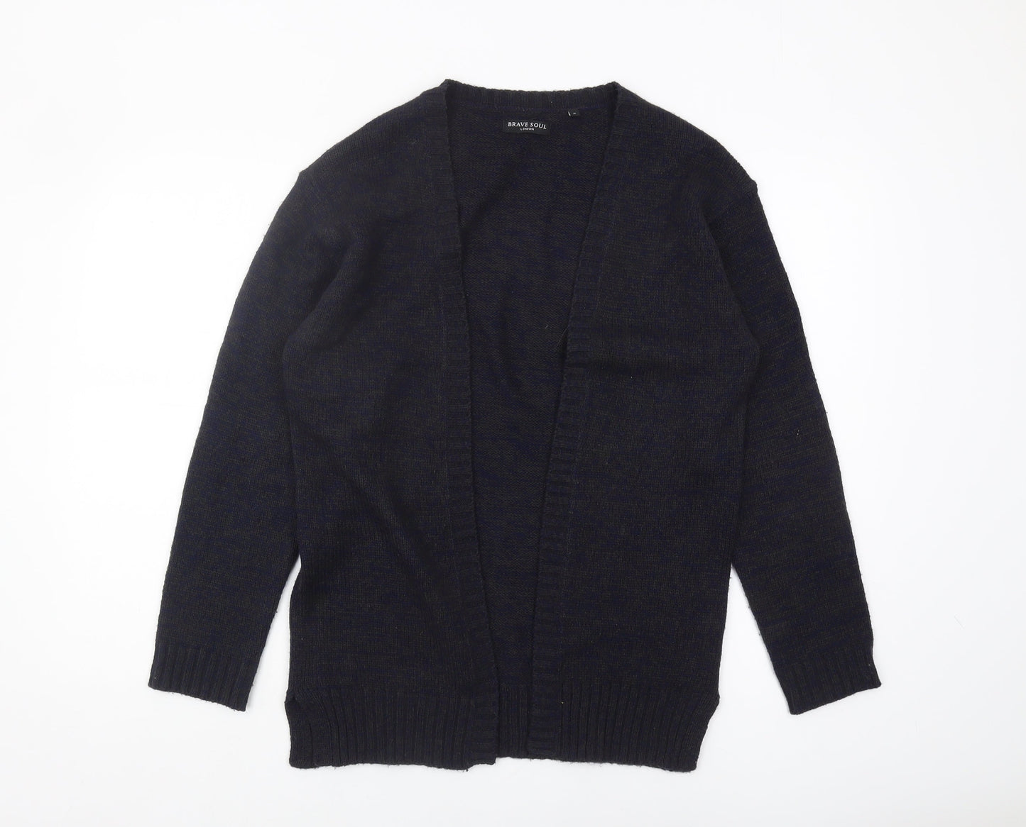 Womens UK Size S Brave Soul Black Cardigan Jumper
