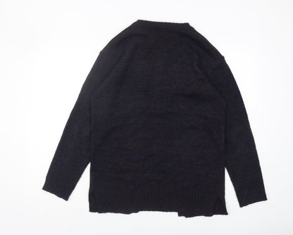 Womens UK Size S Brave Soul Black Cardigan Jumper